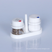 inflight mini disposable plastic salt & pepper shaker